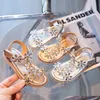 Sandales D'été Filles Tongs Enfants Princesse Chaussures Bling Pantoufle Plage Enfants Bowtie Diapositives Bébé 230322