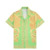 Men's Casual Shirts 2023 Summer Shirt Shorts Set Fashion Men's Suits Floral Printed European Size Plus-Size Clothing For Men M-3XL