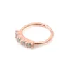 3 färger Small 5 Crystals Rhinestone Charming Nose Hoop Ring for Women Girl Earring Fashion Jewelry