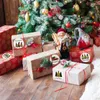 Geschenkpapier 500 Stück Weihnachtsbaum Weihnachtsmann Frohe Aufkleber 2,5 cm 3,8 cm Versiegelung Urlaub Süßigkeiten Tasche Box Dekoration