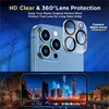 Câmera de filme protetora de proteção de tela vidro para iPhone 14 13 12 Pro máximo x xs max samsung a71 a21 lg stylo 6 aristo 5 fábrica de vidro temperado por atacado