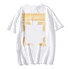 Womens Summer T-shirt Designersoff Mens T-shirts Loose Tees Tops Man Casual Shirt Luxurys Clothing Streetwear Shorts Sleeve Polos Tshirts Size S-X White 628C