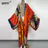 Costume da bagno donna Europa WINYI bikini dolce signora rosa boho Cardigan punto Cocktail sexy Boho Maxi vacanza manica a pipistrello KIMONO mujer 230323