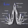 Multifunctionele tangen vouwen tang multitool pocket mes tang outdoor draagbare vouwtang multipurpose reparatiehulpmiddelen