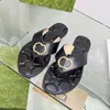 men women slipper fashion lady Sandals Beach Thick bottom Sell Well slippers platform Alphabet Rubber High heel slides