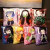 Plush Dolls Demon Slayer Anime Stuffed Pillow Cute Devil s Blade Manga Doll Cushion Kimetsu No Yaiba Tanjirou Nezuko 230323