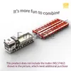 Block MOC Custom Scania Tractor 10x4 6 SLT RC Truck Ballast Platform Car med PDF -teckningar Bricks DIY Birthday Christmas Gifts 230322