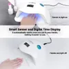 Nail Dryers SUNUV SUN5 Plus 48W UV LED Nail Lamp Dryer for Gel Nail Polish Curing Manicure Pedicure 230323