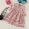 Girls Dresses Summer Lace Children Clothing Princess Kids Dresses For Girls Causal Wear Unicorn Dress 3 8 Years Girls Dress Vestido Robe Fille 230322