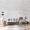 Wallpapers Aangepaste 3D witte bakstenen behang muurschilderingen voor woonkamer stenen bakstenen muurpapier muurschildering muurschildering decorstickers