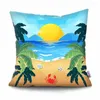 Cuscino Sea Beach Case Super Soft Short Plush Cover Cuscini Cuscini per divano Decorazione domestica Federa Funda De Cojines
