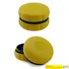 Plastic 2-piece Herb Grinder Smoking 60mm 2 Layers Sharp Teeth Multiple Color Tobacco Portable Hamburger Shape Spice Muller