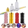 Airbrush tattoo levert zuurstofinjector Mini Air Compressor Kit Airbrush Paint Spray Gun Airbrush voor Nano Fog Mist Sprayer Art Makeup USB oplaadbaar 230323