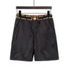 Homens designer feminino shorts shorts de algodão calça xadrez estampado de cordão