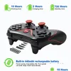 Spelkontroller Joysticks S T3 GamePad X3 Wireless Bluetooth Gaming Remote Controls med hållare för smarta telefoner surfplattor tv -apparater TV dhtic