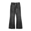 Мужские джинсы harajuku вымыли винтажные прямые джинсовые штаны мужчины и женщины на главной улице мешковатые повседневные вспышки y2k негабаритный 230322