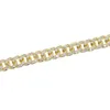Chains Cuban Chain 38cm Micro Pave Cz Hip Hop Link Choker Necklace For Women Iced Out Wedding Jewelry