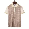 2023ss Fashion T-shirt Men Casual T Embroidered Medusa Cotton Polo Shirt High Street Collar Polos Shirts