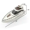 Electric RC Boats 2 4G TKKJ H139 Rc Boat 1 28 Scale Dual Motor Remote Control Cruise Ship 15KM H Fast Speed Speedboat Gifts Toys for boys 230323