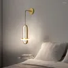 Lampada da parete Creative Net Red Led Decorazione camera da letto Master Nordic Designer Sfondo Luce Comodino di lusso