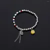 Pulseras con abalorios 2023, pulsera bonita De cristal con flores De princesa, joyería alta con letras italianas, regalo De cumpleaños para fiesta para mujer, Pulsera De