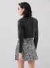 Damesjacks streetwear vrouwelijke zwarte pu faux lederen korte jas lente herfst single breasted tops dames uit het dames