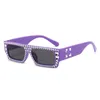 Off Fashion Plating Drill X Designer Sunglasses Men Women Top Quality Sun Glasses Goggle Beach Adumbral Multi Color Option