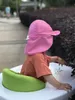 Summer Baby Hat Brathable i szybko sucha materiały dla dzieci-ochronnych czapek 14 kolorów kubełko kapelusz dla małej dziewczynki chłopiec