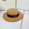 디자이너 짚 버킷 모자 여성용 캡 남자 Casquette Luxury P Buckets 모자 여름 바이저 럭셔리 보닛 비니 Sunhat 다목적 캡 2303231d