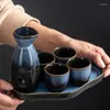 Чашки блюдцы в японском стиле керамические чашки ретро бокалы