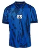 2024 El Salvador Voetbalshirts 25-jarig jubileum SPECIALE 23 24 25 Thuis Uit Nationaal Team Voetbalshirt Korte mouw Aangepast voetbaluniform