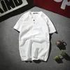 Men's T Shirts Summer Linen Short-Sleeved T-shirt Men Vintage Cotton) Half Sleeve Tide Clothing Thin