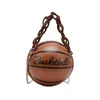 Totes Luxury Handbag Shoulder Women Bags Leather Design Cute Crossbody Basketball Hand Lady Girls Chain Pack