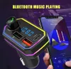 Récepteur audio mains libres voiture sans fil Bluetooth QC3.0 double USB C type-c PD chargeur rapide voiture MP3 transmetteur FM lecteur de musique MP3 P6 M35
