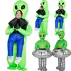 Costume a tema Gonfiabile UFO Mantello Costume alieno Cosplay Costume per adulti per bambini Costume divertente Vestito operato Costume di Halloween per ragazzi ragazze 230322