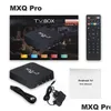 ボックスアンドロイドテレビボックスMXQ Pro 10ロックシップRK3228Aクアッドコア4K HDミニPC 1G 8G WiFi H.265スマートメディアプレーヤードロップ配信電子機器S