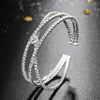 Bangle YFJEWE Trendy Crystal Bracelet Female Fashion Wedding Jewelry Gold Color Rhinestone Bangles Bracelets For Women B280