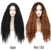 Wig female wig small curl wig front lace wig long curl chemical fiber head cover curly wig 230323