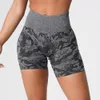Kvinnor shorts camo kvinnor sömlösa mjuka träningsleginer Jada hög midja kondition tjockare kläder tätt gym slitage nylon spandex grossist 230322