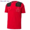 Wangcai01 Formule 1 2023 Team T-shirt Nieuwe F1 T-shirt Polo Shirts Motorsport Driver Red T Shirt Breathab Short Seve Jersey 0323H23