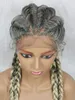 4-rand короткая внутренняя коса Hot, продавая крышку косички с кружевными косичками Wig230323