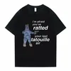 T-shirts pour hommes Ratatouille Graphic Print T-shirts Im Afeaid Youve Ratted Your Last Tatouille Sir T Shirt Funny Mouse Tees Hommes Femmes Mignon Tshirt 230323