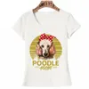 Dames t-shirts schattige Duitse herderhond tattoo I love mom t-shirt zomer vrouwen korte mouw meisje casual tops hipster vrouw witte stukken