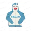 Heren Hoodies Sweatshirts Mode Gengar Gengho Harajuku 3D Capuchon Casual Mode Heren en Dames Trui Rits Geborduurd Heren T230323