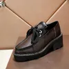 Designerskie buty swobodne platforma Beaubourg derby kostka nagich buty techniczne skórzane buty dla kobiet grube buty na obcasie z pudełkiem luksusowe buty rozmiar 35-42