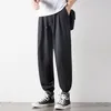 Men s Pants High Thin Elastic s Mens Foot Guard Brand Solid Waist Harlan Sports Trousers Joggers Korean Clothes 230322