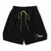 2024SS RHUDE Shorts Designers Mens Basketball PANEL COURT SWIM TRUNKS SWEAT SENNA FLIGHT YACHTING Short