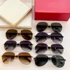 Nieuw modeontwerp Piloot zonnebrillen 0272 Metalen frame houten tempels eenvoudige en populaire stijl veelzijdige outdoor outdoor UV400 bescherming brillen