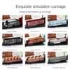 Modèle de train électrique sur piste électrique RC avec jouets ferroviaires Simulation classique à piles Jouets ferroviaires à grande vitesse pour enfants 230323