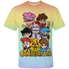 Мужские футболки смешные футболка Mikecrack Children 3d Cartoon Tee Tops Kawaii O-образная футболка Los Compas Anime Streetwear Compadretes Tshirt Summer W0322